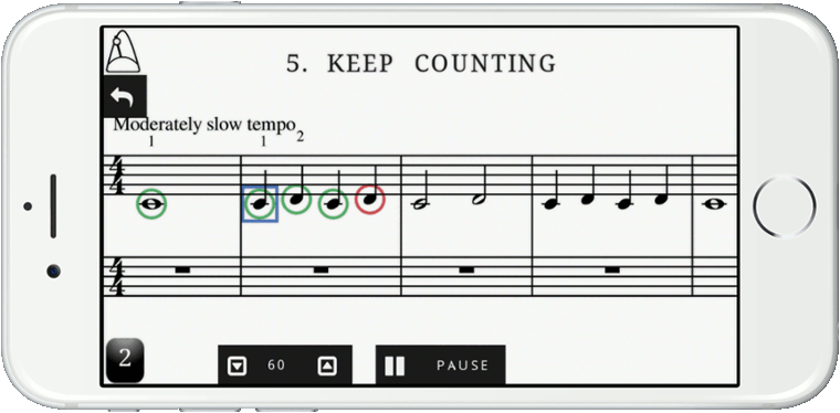 Pianonome Screenshot on iPhone